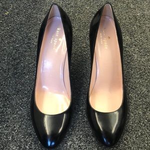 Kate Spade Black Leather Pumps 9 1/2